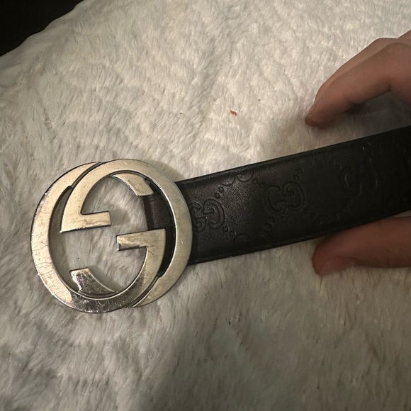 Gucci signature leather belt - Picture 1 of 6